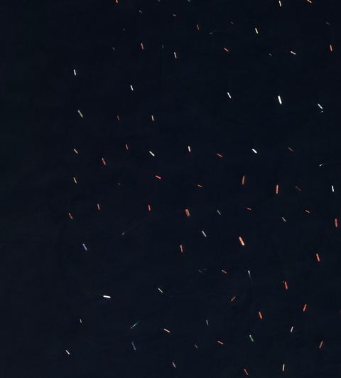 Sentinel-2 crop of Fujairah anchorage at 25.25°N 56.48°E, captured 19 Oct 2026