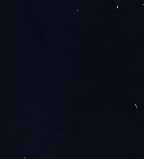 Sentinel-2 crop of Khor Fakkan approaches at 25.46°N 56.48°E, captured 19 Oct 2026